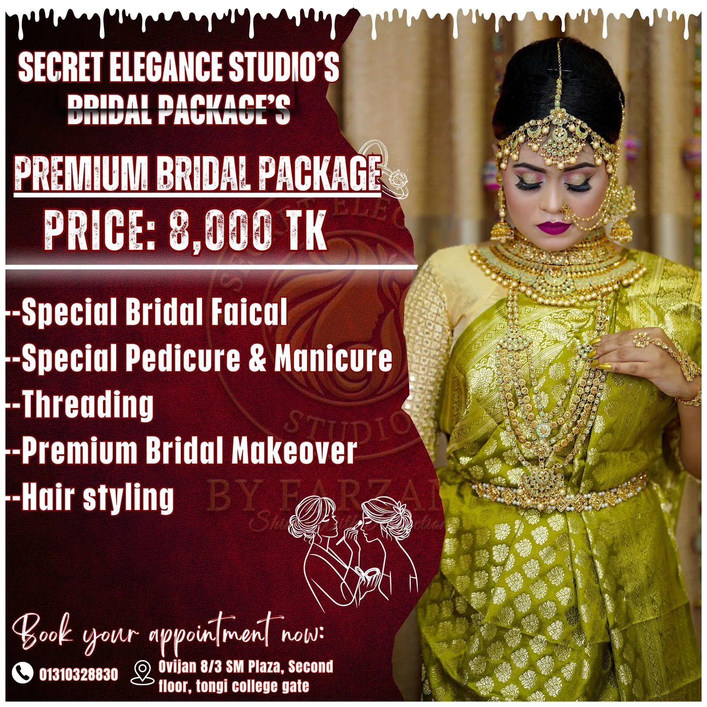 Premium Bridal Package look